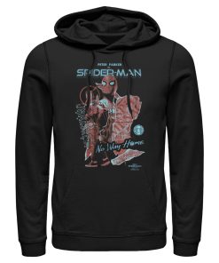 Men’s Marvel Spider-Man No Way Home Unmasked Pull Over Hoodie