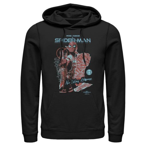 Men’s Marvel Spider-Man No Way Home Unmasked Pull Over Hoodie