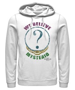 Men’s Marvel Spider-Man No Way Home We Believe Mysterio Distressed Pull Over Hoodie