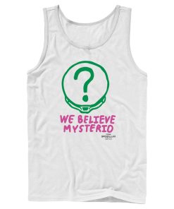 Men’s Marvel Spider-Man No Way Home We Believe Mysterio Pink and Green Tank Top