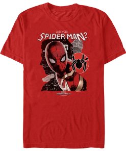 Men’s Marvel Spider-Man No Way Home Who is the Spider-Man T-Shirt