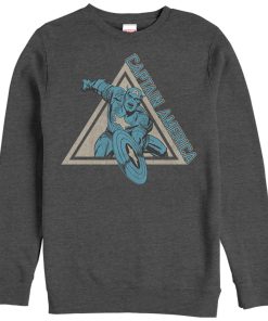 Men’s Marvel Triangle Captain America Sweatshirt