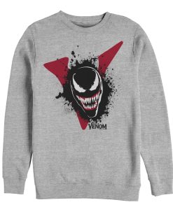 Men’s Marvel Venom Film Splatter Portrait Sweatshirt