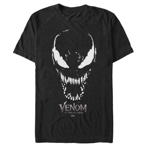 Men’s Marvel Venom Let There be Carnage Big face Logo T-Shirt