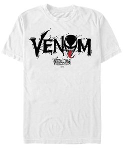 Men’s Marvel Venom Let There be Carnage Black Webs Logo T-Shirt
