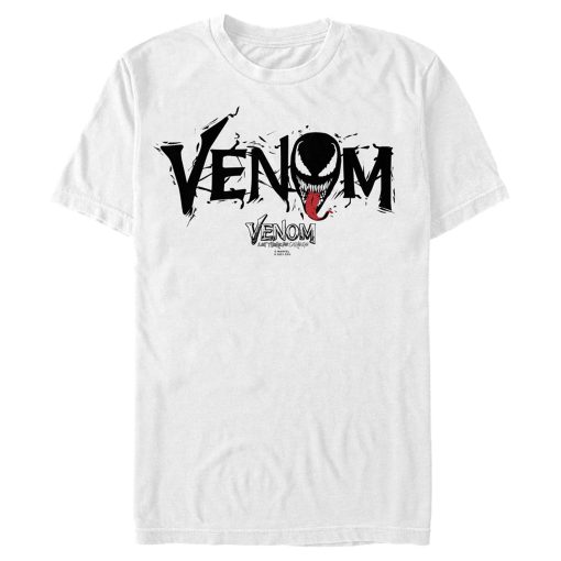 Men’s Marvel Venom Let There be Carnage Black Webs Logo T-Shirt