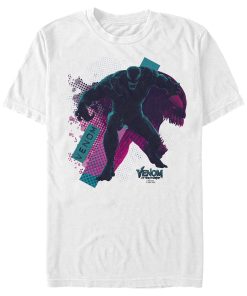 Men’s Marvel Venom Let There be Carnage Blue and Purple Retro T-Shirt