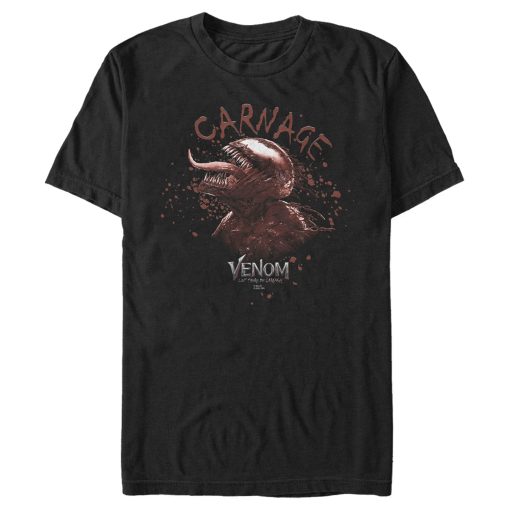 Men’s Marvel Venom Let There be Carnage Chilling Carnage Splatter T-Shirt