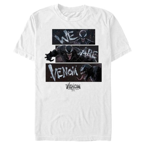 Men’s Marvel Venom Let There be Carnage We are Venom Comic T-Shirt