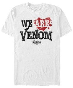 Men’s Marvel Venom Let There be Carnage We are Venom Heart T-Shirt