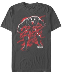 Men’s Marvel Venom Let There be Carnage We are Venom Red T-Shirt