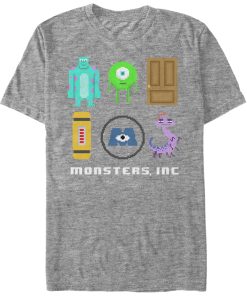 Men’s Monsters Inc Pixel Scarers T-Shirt