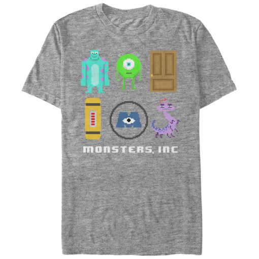 Men’s Monsters Inc Pixel Scarers T-Shirt