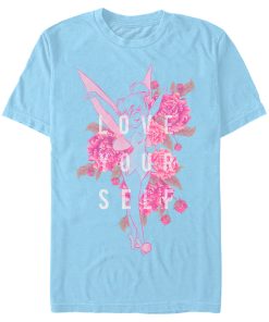 Men’s Peter Pan Floral Tinker Bell Love Yourself T-Shirt