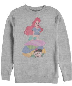 Men’s Ralph Breaks the Internet Ariel Pillow Sweatshirt