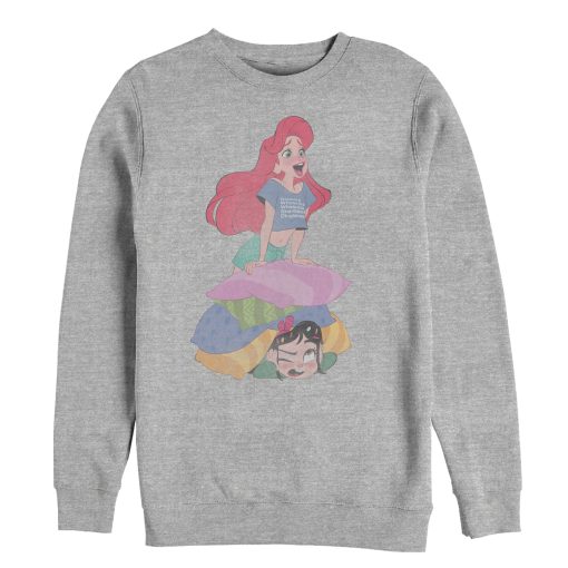 Men’s Ralph Breaks the Internet Ariel Pillow Sweatshirt