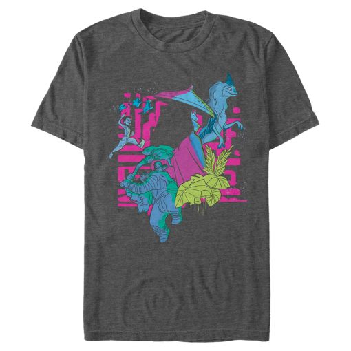 Men’s Raya and the Last Dragon Colorful Characters in Action T-Shirt