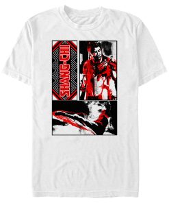 Men’s Shang-Chi and the Legend of the Ten Rings Action Watercolor T-Shirt