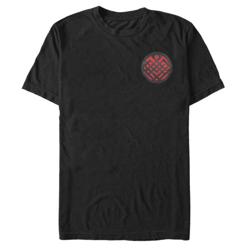 Men’s Shang-Chi and the Legend of the Ten Rings Red Pocket Symbol T-Shirt