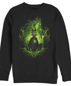 Men’s Sleeping Beauty Dark Detailed Maleficent Sweatshirt