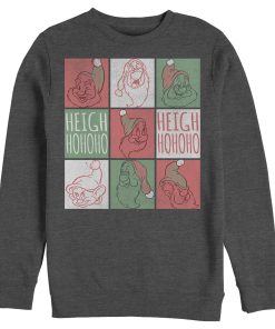 Men’s Snow White and the Seven Dwarfs Christmas Heigh Ho Box Sweatshirt