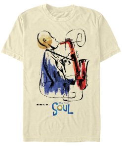 Men’s Soul Watercolor Saxophonist T-Shirt