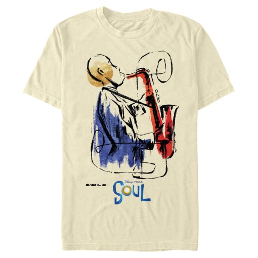 Men’s Soul Watercolor Saxophonist T-Shirt