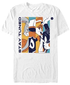 Men’s Space Jam A New Legacy Stay Tuned Panels T-Shirt
