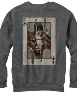 Men’s Star Wars Boba Fett Playing Card Sweatshirt