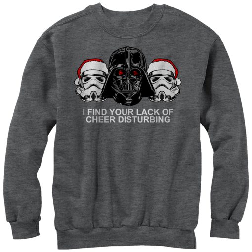 Men’s Star Wars Christmas Empire Lack of Cheer Disturbing Sweatshirt