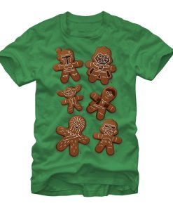 Men’s Star Wars Christmas Gingerbread Cookies T-Shirt