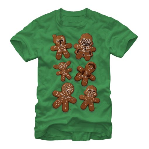 Men’s Star Wars Christmas Gingerbread Cookies T-Shirt