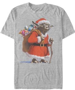 Men’s Star Wars Christmas Santa Yoda T-Shirt