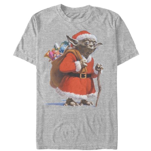 Men’s Star Wars Christmas Santa Yoda T-Shirt