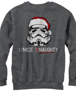Men’s Star Wars Christmas Stormtrooper Naughty List Sweatshirt