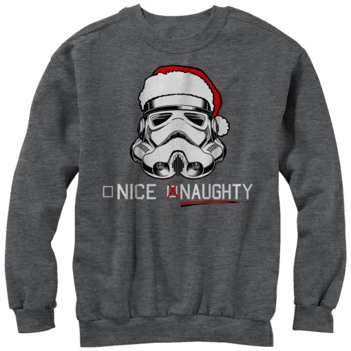 Men’s Star Wars Christmas Stormtrooper Naughty List Sweatshirt