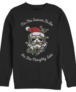 Men’s Star Wars Christmas Stormtrooper Naughty Side Sweatshirt