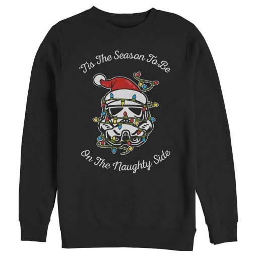 Men’s Star Wars Christmas Stormtrooper Naughty Side Sweatshirt