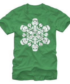 Men’s Star Wars Christmas Stormtrooper Snowflake T-Shirt