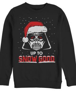 Men’s Star Wars Christmas Vader Snow Good Sweatshirt
