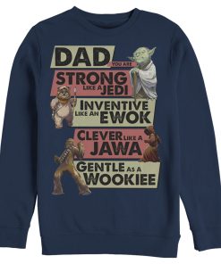 Men’s Star Wars Dad You Are Strong Like A Jedi Sweatshirt