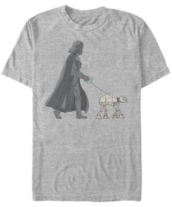 Men’s Star Wars Darth Vader AT-AT Walking the Dog T-Shirt