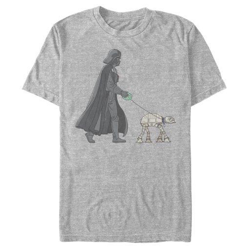 Men’s Star Wars Darth Vader AT-AT Walking the Dog T-Shirt