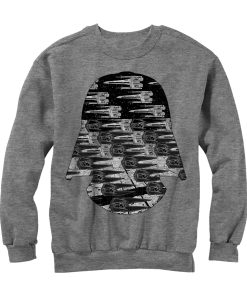 Men’s Star Wars Darth Vader Ship Collage Sweatshirt