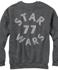 Men’s Star Wars Distressed 1977 Logo Sweatshirt