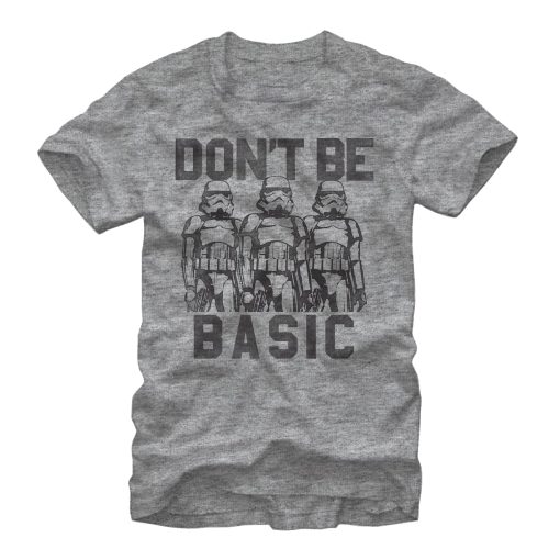 Men’s Star Wars Don’t Be Basic Stormtroopers T-Shirt