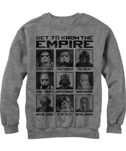 Men’s Star Wars Empire Trooper Types Sweatshirt
