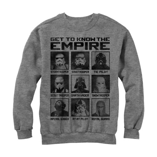 Men’s Star Wars Empire Trooper Types Sweatshirt