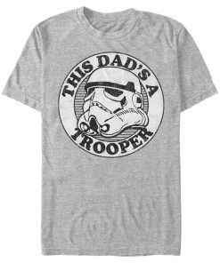 Men’s Star Wars Father’s Day This Dad’s A Trooper T-Shirt
