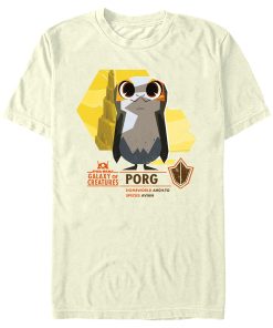 Men’s Star Wars Galaxy of Creatures The Porg T-Shirt